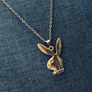 Playboy Bunny Charm Necklace